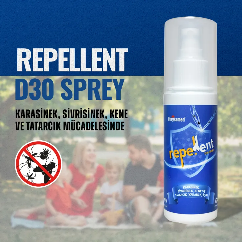 Chrysamed Repellent D30 Sprey 100 Ml